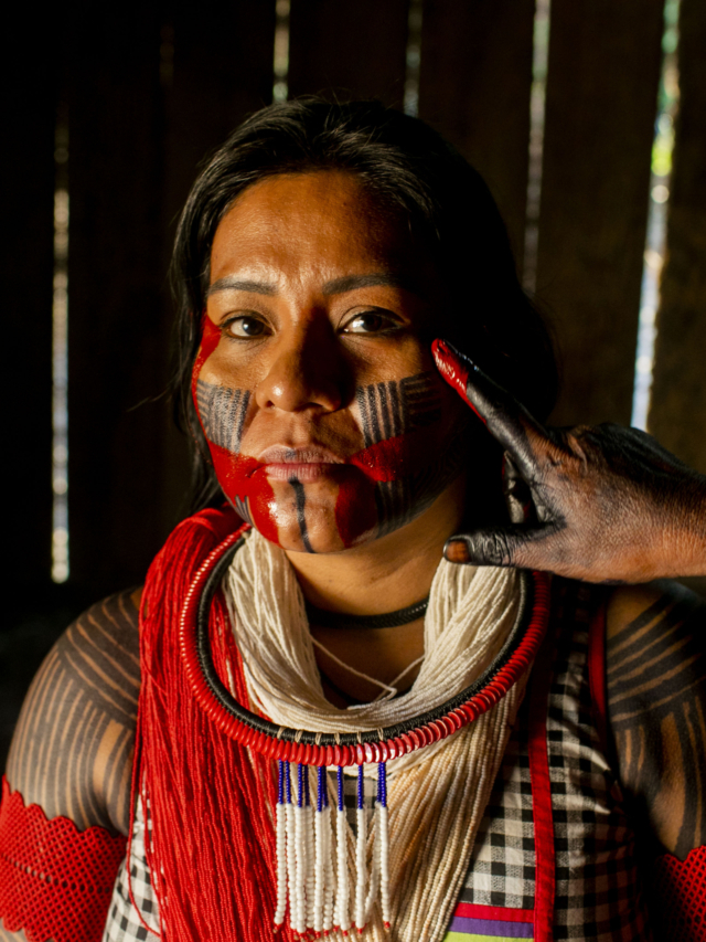 Maial Kaiapó, indigenous leader and daughter of Paulinho Paiakan